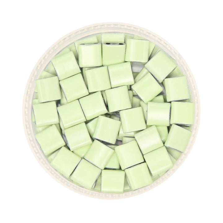 LIME CREAM Light Green - Whole Tile Beads