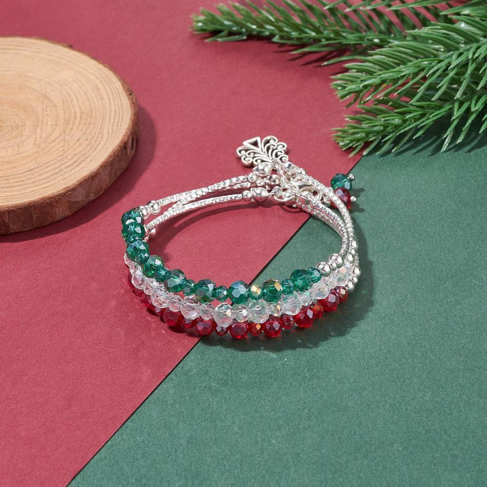 Christmas Beaded Bracelet – Mack & Rex