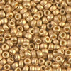 Matte 24kt Gold Plated 8/0 seed beads || RR8-0191F - Mack & Rex