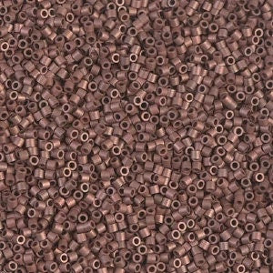 Matte Copper Plated - 15/0 delica beads || DBS0340 || Miyuki seed beads 15/0 - Mack & Rex