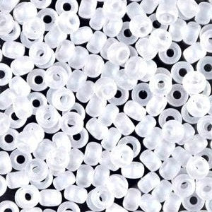 Matte Crystal AB 8/0 seed beads || RR8-0131FR - Mack & Rex