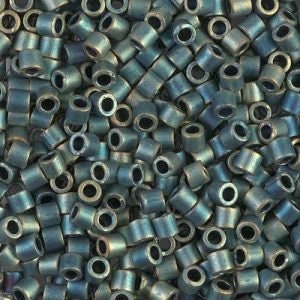 Matte Metallic Patina Rainbow 8/0 Delica || DBL-0324 || Miyuki Delica Seed Beads || Mack and Rex || Wholesale glass beads in bulk - Mack & Rex