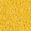 Matte Opaque Canary AB 11/0 delica beads || DB1592