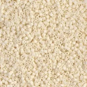 Matte Opaque Cream - 15/0 delica beads || DBS0352 || Miyuki seed beads 15/0