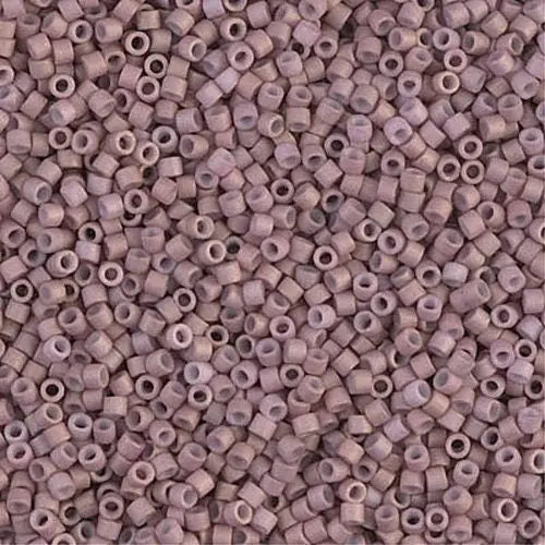 Matte Opaque Dusty Mauve Luster 11/0 delica beads || DB0379