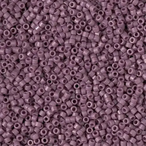 Matte Opaque Glazed Twilight Lavender 11/0 delica beads || DB2295