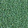 Matte Opaque Green AB  10/0 Delica || DBM-0877 ||  Delica Seed Beads - Mack & Rex