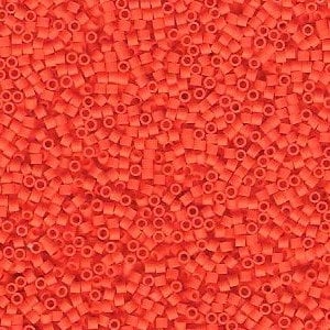 Matte Opaque Mandarin - 15/0 delica beads || DBS1583 || Miyuki seed beads 15/0 - Mack & Rex