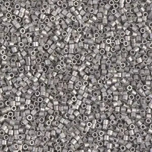 Matte Palladium Plated - 15/0 delica beads || DBS0338 || Miyuki seed beads 15/0