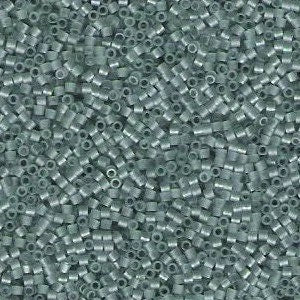Matte Sea Glass Green Luster - 15/0 delica beads || DBS0385 || Miyuki seed beads 15/0 - Mack & Rex