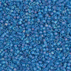 Matte Transparent Capri Blue AB 11/0 delica beads || DB0862
