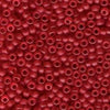 Matte Transparent Red 8/0 seed beads || RR8-0140F - Mack & Rex