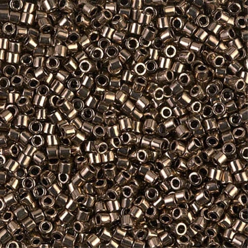 Metallic Dark Bronze  10/0 Delica || DBM-0022 ||  Delica Seed Beads - Mack & Rex