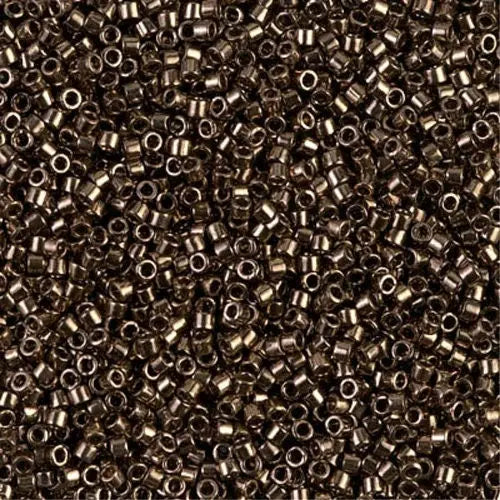 Metallic Dark Bronze 11/0 delica beads || DB0022