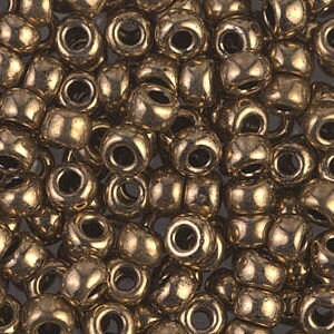 Metallic Dark Bronze 6/0 seed beads || RR6-0457 - Mack & Rex