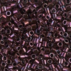 Metallic Dark Raspberry 8/0 Delica || DBL-0012 || Miyuki Delica Seed Beads || Mack and Rex || Wholesale glass beads in bulk - Mack & Rex
