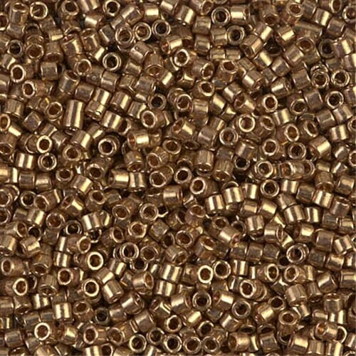 Metallic Light Bronze  10/0 Delica || DBM-0022L ||  Delica Seed Beads - Mack & Rex