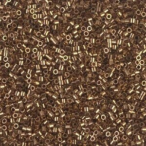 Metallic Light Bronze - 15/0 delica beads || DBS0022L || Miyuki seed beads 15/0 - Mack & Rex