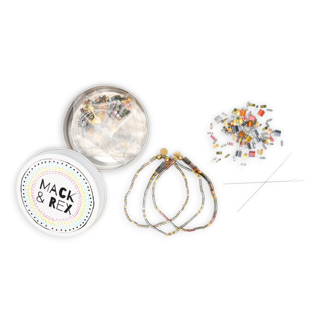 MIDNIGHT HORIZON - Tila Bracelet Making Kit - 3 Bracelets