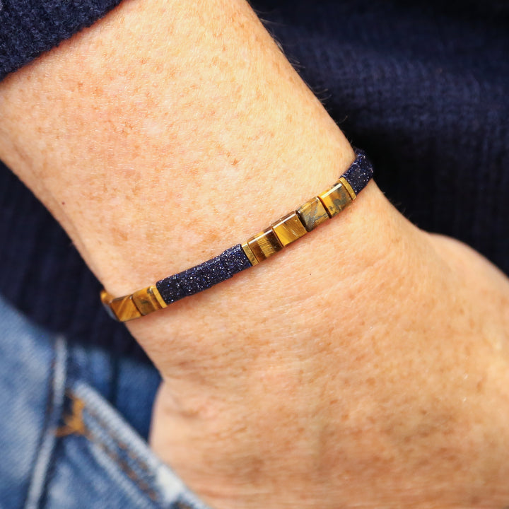 SEDONA SKY - Stone Tile Bracelet Stack of 3