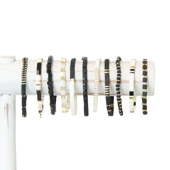 MIDNIGHT PERFUME - Tila Bead Bracelets