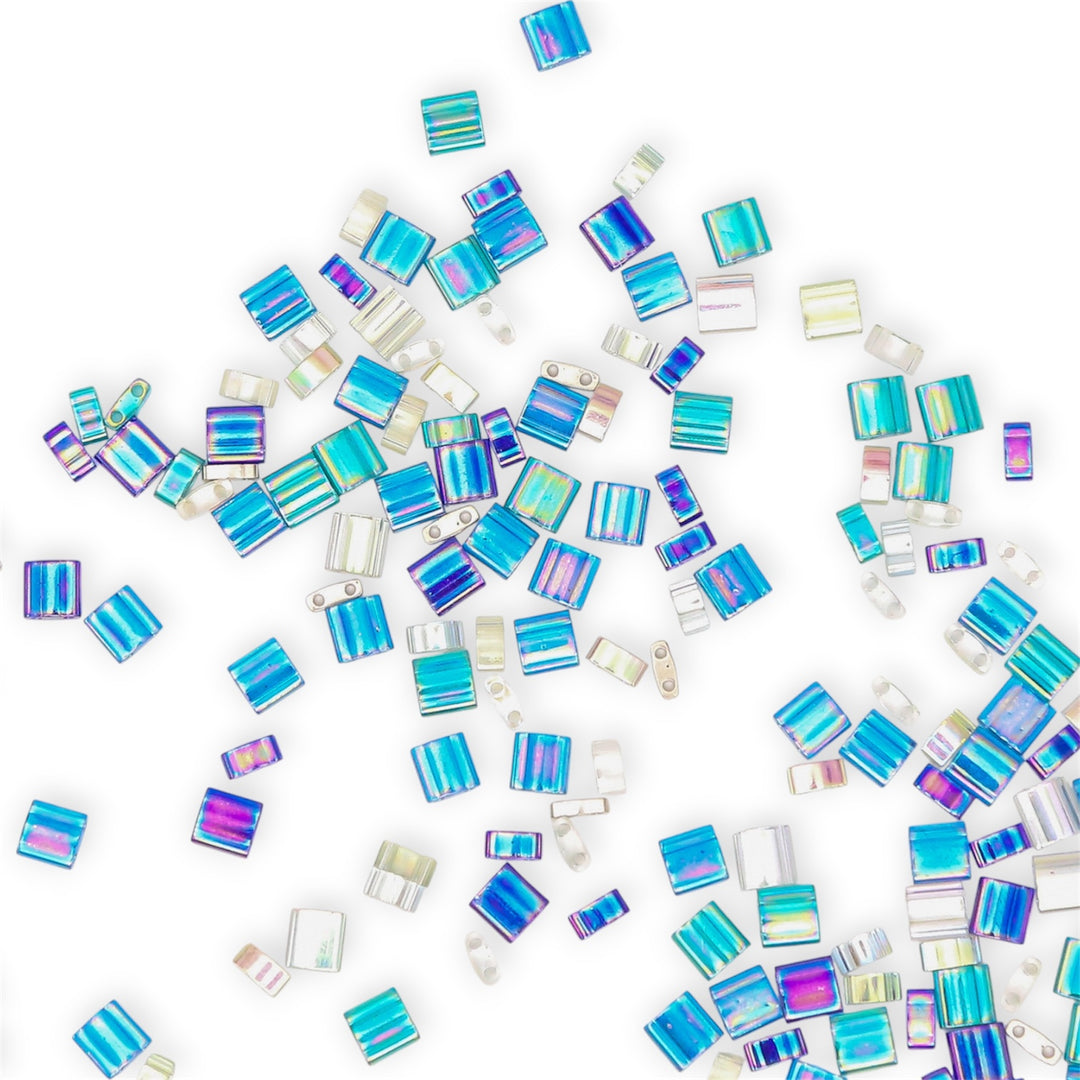MIRROR LAKE - Blue Tila Bead Mix