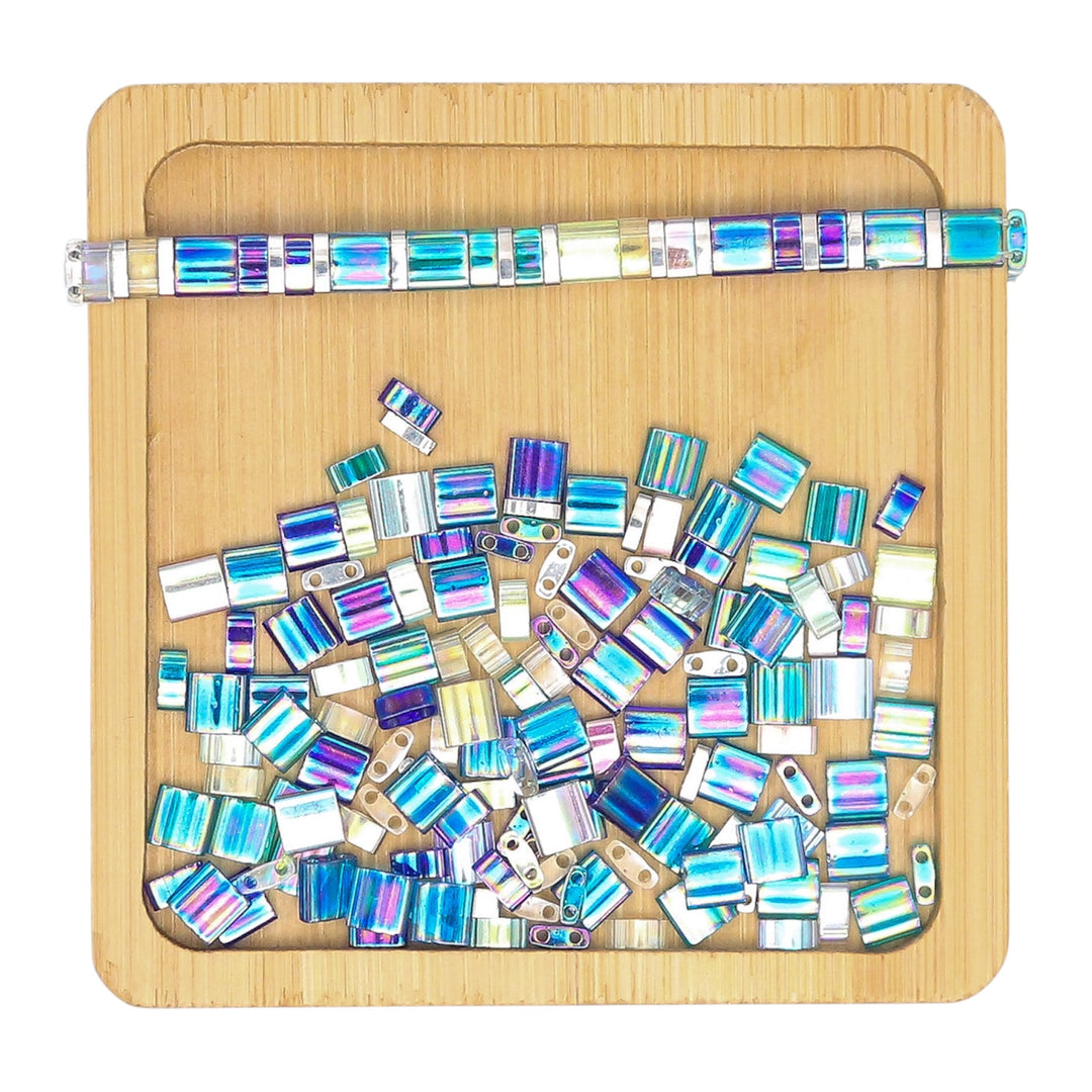 MIRROR LAKE - Blue Tila Bead Mix