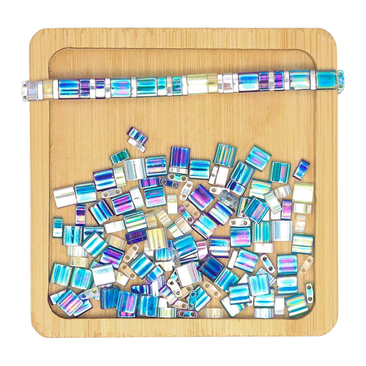 MIRROR LAKE - Blue Tila Bead Mix