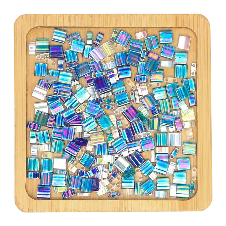 MIRROR LAKE - Blue Tila Bead Mix