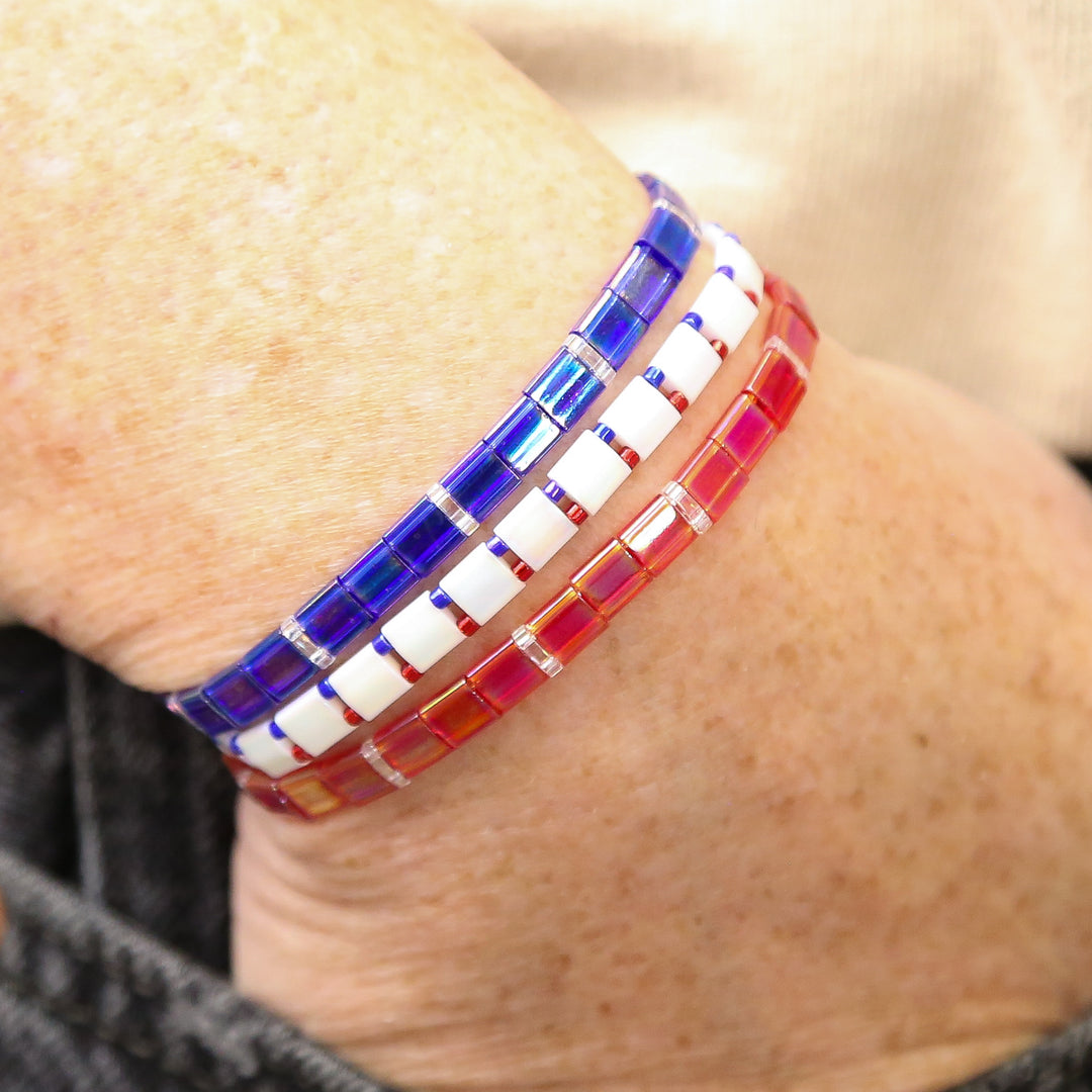 MISS AMERICA - Tila Bracelet Stack of 3