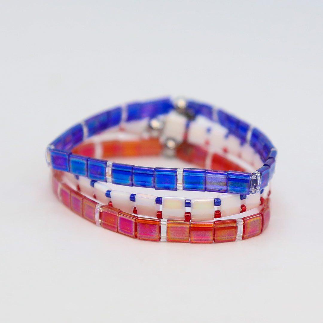 MISS AMERICA - Tila Bracelet Stack of 3