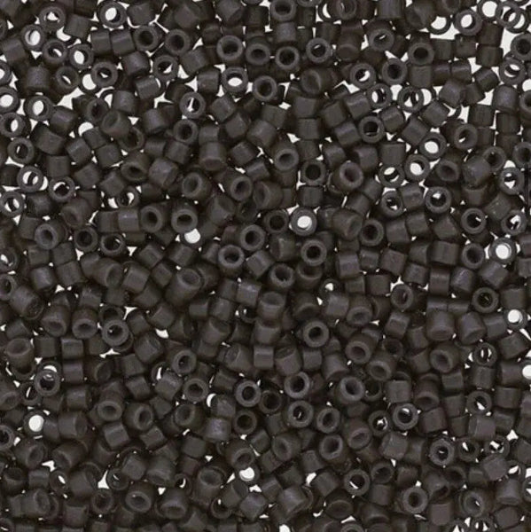 Mack & Rex Miyuki Delica 11/0 Grey Shadow Duracoat D11-2368 Beads