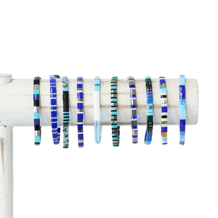 NAUTICAL GRID - Tila Bead Bracelets