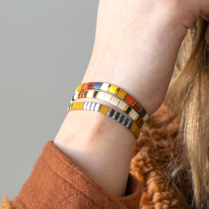 NINETEEN SEVENTY - Tila Bead Bracelets Stack