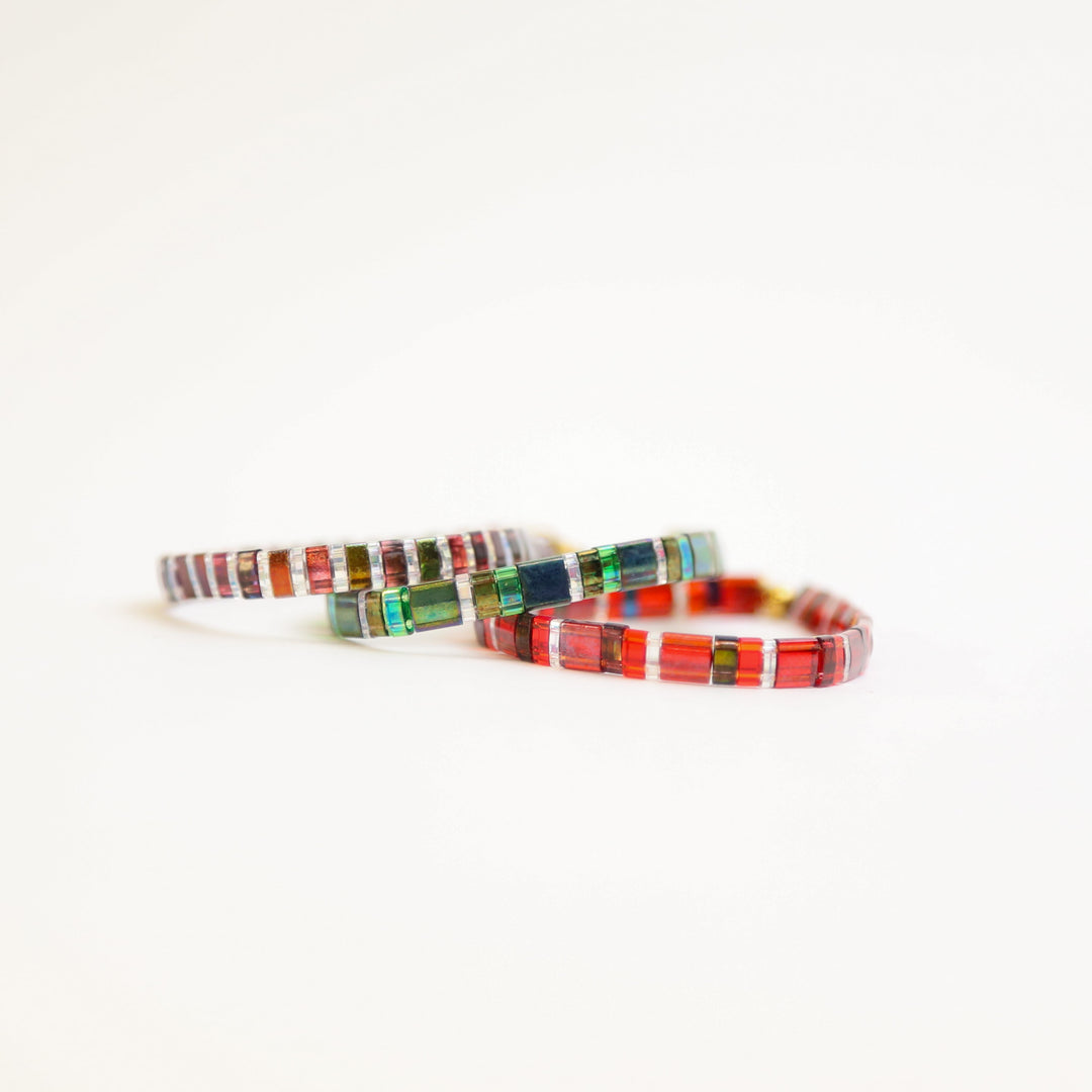 CRIMSON - Tila Bead Bracelet | Single