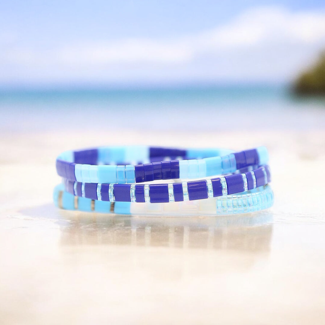 OCEAN EYES - Tila Bracelet Making Kit - 3 Bracelets