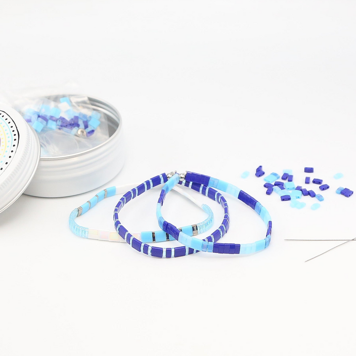 OCEAN EYES - Tila Bracelet Making Kit - 3 Bracelets