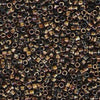 Opaque Brown Picasso  10/0 Delica || DBM-2267 ||  Delica Seed Beads - Mack & Rex