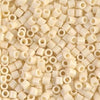 Opaque Dark Cream 8/0 Delica || DBL-0732 || Miyuki Delica Seed Beads || Mack and Rex || Wholesale glass beads in bulk - Mack & Rex