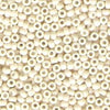 Opaque Eggshell Luster 8/0 seed beads || RR8-0421 - Mack & Rex