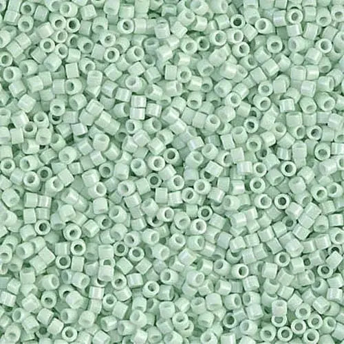 Opaque Light Mint 11/0 delica beads || DB1496