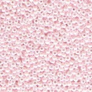 Opaque Light Pink Luster 11/0 Miyuki rocaille || RR11-0427 - Mack & Rex