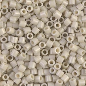 Opaque Linen Luster 8/0 Delica || DBL-0261 || Miyuki Delica Seed Beads || Mack and Rex || Wholesale glass beads in bulk - Mack & Rex