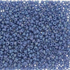 Opaque Matte Glazed Hydrangea Blue Rainbow 15/0 seed beads || RR15-4704 - Mack & Rex