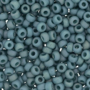 Opaque Matte Glazed Surf Rainbow 6/0 seed beads || RR6-4702 - Mack & Rex