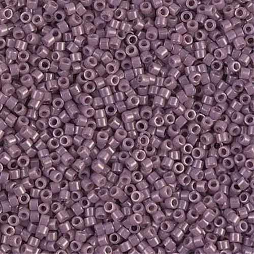 Opaque Mauve Luster 11/0 delica beads || DB0265