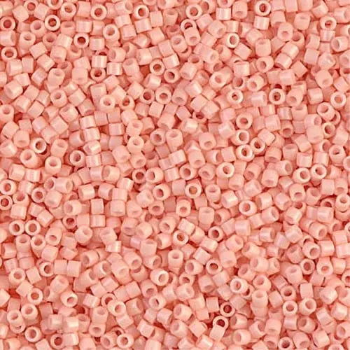 Opaque Salmon || 11/0 Delica Seed Beads || DB-0206