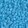 Opaque Turquoise Blue 8/0 Delica || DBL-0725 || Miyuki Delica Seed Beads || Mack and Rex || Wholesale glass beads in bulk - Mack & Rex