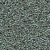 Opaque Turquoise Blue Picasso 15/0 seed beads || RR15-4514 - Mack & Rex