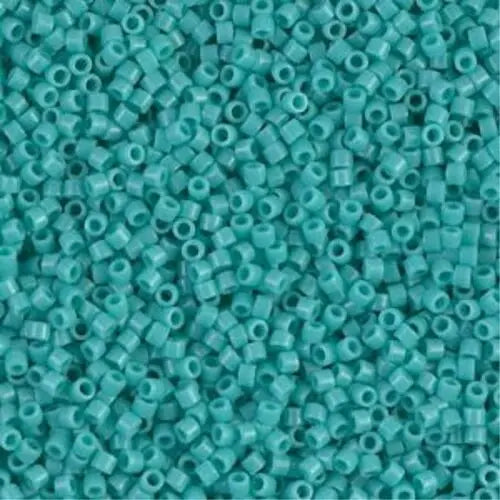 Opaque Turquoise Green 11/0 delica beads || DB0729